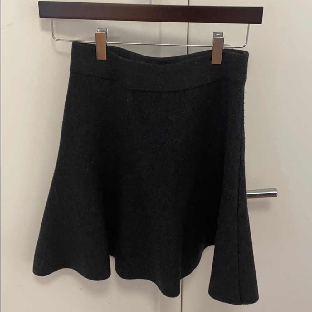 Club Monaco Charcoal Knit skirt